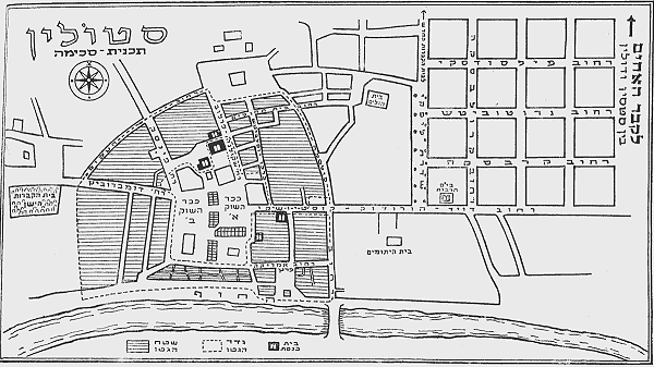 jüdischer Stadtplan